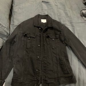 Old Navy Black Denim Trucker Jacket